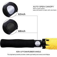 Paraguas de golf con apertura automática, paraguas impermeables a prueba de viento con techo doble extra grande de gran tamaño - details 200