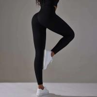 Hamidou-mallas sin costuras para mujer, mallas deportivas de cintura alta para entrenamiento, correr, Fitness, gimnasio, Scrunch Butt, ropa deportiva - details 7