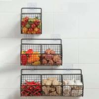 Estante de iluminación para cocina, cesta de drenaje montada en la pared, combinación de condimentos de cebolla, jengibre o especias y verduras - details 9