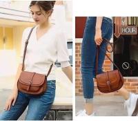 Bolso cruzado de cuero PU ajustable Bolso de hombro bohemio con correa larga - details 1