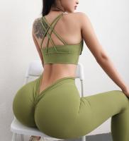 Pantalones de Yoga de Cintura Alta para Mujeres Sensación de Nudez Elevación de Cadera - details 1