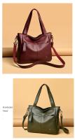 Bolso de cuero con asa superior para mujer, bolso de hombro femenino, de lujo, de diseñador - details 7