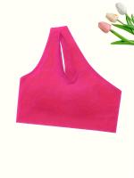 Sujetador Deportivo Cómodo para Mujer con Almohadillas Extraíbles - Sin Aros, Diseño de Un Hombro, Detalle de Malla Transpirable, Mezcla de Nylon y Elastano - details 14
