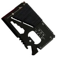 Tarjeta de Crédito Multifuncional EDC Cuchillo de Caza de Bolsillo para Deportes al Aire Libre - details 5
