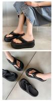 Chanclas de plataforma EVA para mujer, Sandalias de tacón cómodas, informales, para la playa, novedad de verano, 2023 - details 5