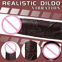 Leten-vibrador de empuje para mujer, juguete sexual, consoladores realistas negros, estimulación Anal del punto G, consolador vibrador para masturbación - details 2