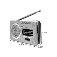 Radio FM Portátil R2048 Antena Telescópica de Bolsillo, Mini Radio AM FM Multifuncional, Alimentada por Batería, Ideal para Ancianos, Kit de Supervivencia - details 8