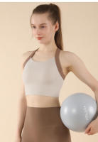 Sujetador deportivo de una pieza con bloques de Color para mujer, sujetador de Yoga para correr de alta intensidad a prueba de golpes, chaleco de Fitness adelgazante de alta elasticidad - details 11