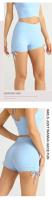 ZHUMU GYM Pantalones de Yoga de Verano Cintura Alta, Cordón Deportivo Transpirable para Fitness, Correr, Ciclismo - details 8