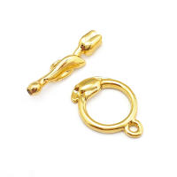Pulsera de Tirantes Geométricos de Latón Dorado 18K Clasps para Hacer Joyería DIY - details 139