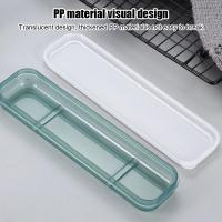 Juego de Vajilla de Trigo de Paja Práctico Caja de Picnic al Aire Libre Reutilizable con Cubierta Transparente Ideal para Escuela y Hogar Tamaño 21*5.4*2.7cm - details 6