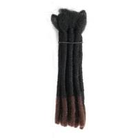 Extensiones de trenzas de pelo sintético para hombres Afro, 1 Uds., rastas hechas a mano, peluca Reggae negra, trenzas rizadas a granel, cabello trenzado de ganchillo - details 9
