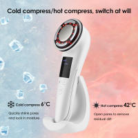 Instrumento de belleza IPL para rejuvenecimiento de la piel, masajeador Facial EMS, terapia de compresión fría, estiramiento firme de la piel Facial, eliminador de arrugas - details 7
