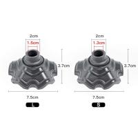 Protector de patas para silla de ángulo ajustable, taburete para acampar, resistente al desgaste, ligero, adecuado para VIES y senderismo, 1/4 pieza - details 10