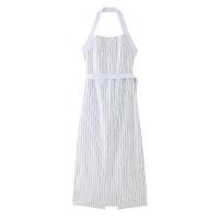 BUNO-Vestido sin mangas con cuello colgante, vestidos grandes sin espalda para mujer, vestido sin mangas 2024, minivestido de oficina de verano, vestido de calle - details 1