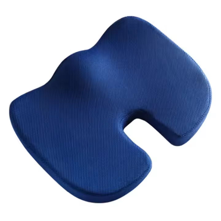 Cojín de Asiento para Oficina Silla de Cojín de Espuma de Memoria Alivio del Dolor Lumbar Cojín de Masaje para Coche y Oficina Soporte de Cadera - 1