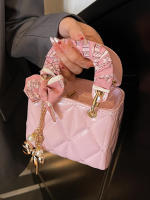 Bolso de Mano de Niche de Alta Gama Estilo Americano Mini Diana Bolso Nueva Moda Primavera-Verano2025 Bolsos y Organizadores de Maquillaje - details 0