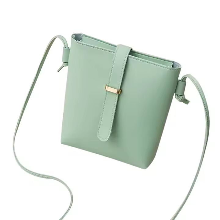 Bolso de hombro exquisito multifuncional portátil de muñeca de teléfono móvil de cuero de PU para mujer - 1