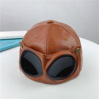 Gafas de sol de cuero PU que combinan con todo, sombrero, ropa de calle bonita, gorra con visera, sombrero para el sol de estilo coreano con personalidad, Unisex - details 4