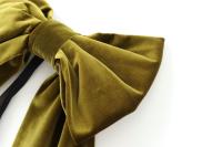 Ropa de mujer europea y americana de terciopelo con cuello en V, sin mangas, color en contraste, decoración de lazo, vestido corto - details 10