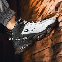 Zapatillas De Correr Para Hombre Suela Antideslizante Transpirable Talla Grande Negro Deporte Al Aire Libre Zapatillas De Malla - details 13