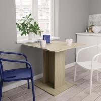 Mesa de Comedor Consola Cocina Bistró Restaurante Salón Sala de Estar Jardín Terraza Hogar Madera Contrachapada Gris Sonoma - details 40