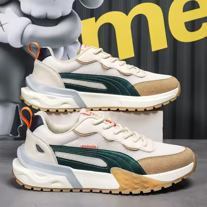 Nueva malla transpirable zapatos casuales zapatos de papá al aire libre versátiles de moda zapatos deportivos para hombres. - 1