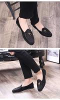 2021 China Compras en línea Moda Marca italiana Zapatos de cuero casuales de lujo para hombres - details 6