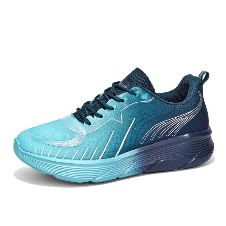 Zapatos deportivos informales de suela gruesa para hombres y mujeres, Zapatillas de malla transpirables para correr - 1