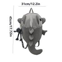 Mochila impermeable de tiburón a la moda, bolso informal de viaje para ordenador portátil con múltiples bolsillos, mochila escolar de nailon de gran capacidad para estudiantes universitarios y adolescentes - details 0