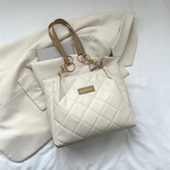 Bolso de ocio de gran capacidad para mujer, nuevo bolso de hombro Simple y elegante para ir al trabajo, bolso de mano con textura de moda, primavera 2023 - 1