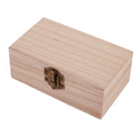 Caja de Madera de Alta Calidad S/M/L con Tapa Artesanal y Encaje Cuadrado para Decoración del Hogar y Almacenamiento de Suministros - details 8