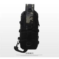 Mochila táctica de camuflaje para hombre y mujer, bolsa de cintura de pecho impermeable para deportes de pesca al aire libre, senderismo, Camping, viajes, bolsas cruzadas - details 13