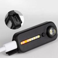 Luz LED roja y azul con clip para el hombro, luz de advertencia de seguridad, flash recargable por USB - details 0