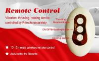 Consolador vibrador recargable Artificial telescópico Control remoto vibradores para mujeres silicona punto G vibración realista - details 10