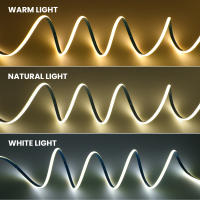Tira de luces LED COB regulables lineales, 24V, 12V, 3mm, 384LED/M, cinta Flexible para decoración de habitación, 3000K, 4000K, 6000K, 1M, 3M, 5M - details 1