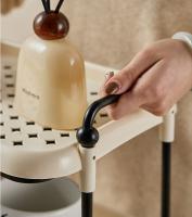 Cup storage rack desktop water cup storage rack dining side cabinet tea cup drain rack cream style kitchen cup rack kitchen storage rack cosmetics storage - details 7