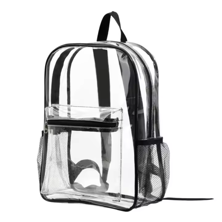 Mochila De Viaje Al Aire Libre De Gran Capacidad, De PVC, Transparente, Impermeable - 1
