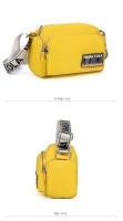 Binba y Lola Bandolera amarilla para cámara Mini bolso de hombro tipo bandolera de moda de verano - details 12