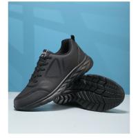 Zapatillas de correr de marca para hombre, zapatos de tenis ligeros, zapatos deportivos de cuero Pu impermeables para exteriores, entrenadores masculinos, zapatos atléticos - details 20