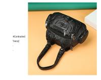 Nuevos bolsos de mujer retro europeos y americanos bolso de moda de un solo hombro oblicuo span bolso de cuero suave lavado - details 5