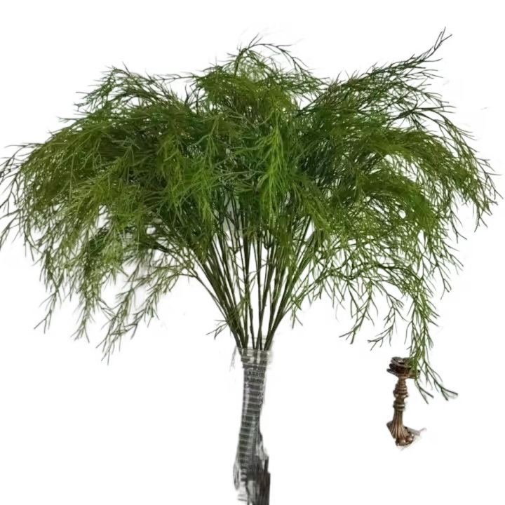 Ramas de hierba de caña Artificial de 100cm, plantas de hierba de caña de simulación realistas hechas a mano, tacto Real, elegantes plantas verdes falsas - 1