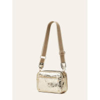 Bolso bandolera de cámara con doble cremallera, diseño cuadrado pequeño y correa ancha para mujer, nueva moda 2025 - details 13
