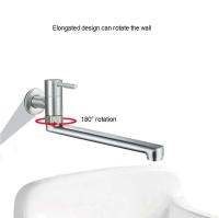 Grifo de Cocina de Acero Inoxidable Rotación de 180° Grifo de Piscina con Fregadero - details 1