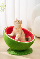 Rascador para Gatos en Forma de Sandía con Cama y Juguete - Árbol para Gatos Todo en Uno, de Gran Tamaño y Uso para Todas las Estaciones - details 11