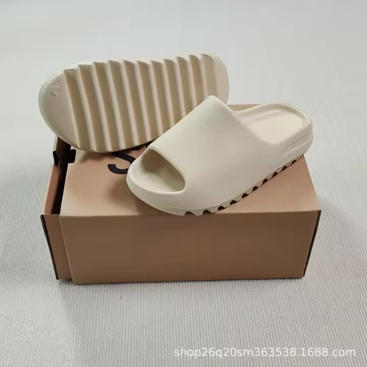 Zapatillas de coco DIAPOSITIVA zapatillas de verano EVA zapatos de agujero de los hombres de la plataforma de los hombres y las mujeres de una palabra de arrastre pareja pisando la sensación de mierda - 1