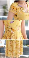 Elegante Vestido de Verano para Mujer 2023 Cintura Ajustada, Manga Corta, Moda de Verano - details 16