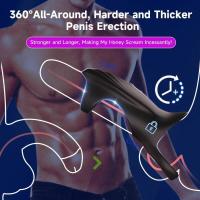 Juguetes sexuales vibratorios sexys de empaque privado para hombres, control por aplicación, anillo vibrador de 10 velocidades, funda para parejas, juegos para adultos - details 3
