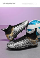 Zapatos de fútbol para hombres, botas de fútbol para niños jóvenes, tacos de fútbol transpirables, zapatos de fútbol antideslizantes, zapatillas de entrenamiento al aire libre - details 22