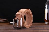 Cinturones de diseñador para hombre, piel de vaca auténtica de alta calidad, color marrón, de lujo,talla grande, 100% grano real - details 33